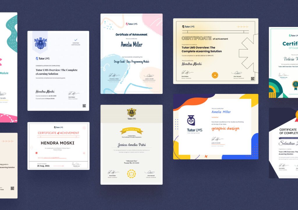 Tutor LMS Certificate Builder 